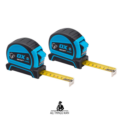 OX Pro Double Locking Tape Measure 8m.   ATM.T.TM01B