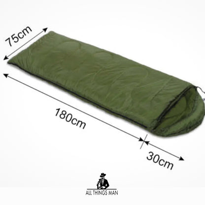 3-4 SEASON SINGLE SLEEPING BAGS CAMPING RECTANGULAR ENVELOPE ZIP UP KIDS ADULT