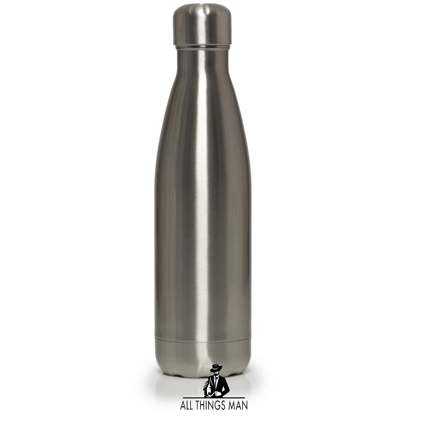 Thermal Stainless Steel Water Bottle Insulated Metal Camping Drink Flask 500ml