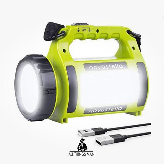 NOVOSTELLA Rechargeable LED Torch, Multi-Functional Camping Light, Waterproof