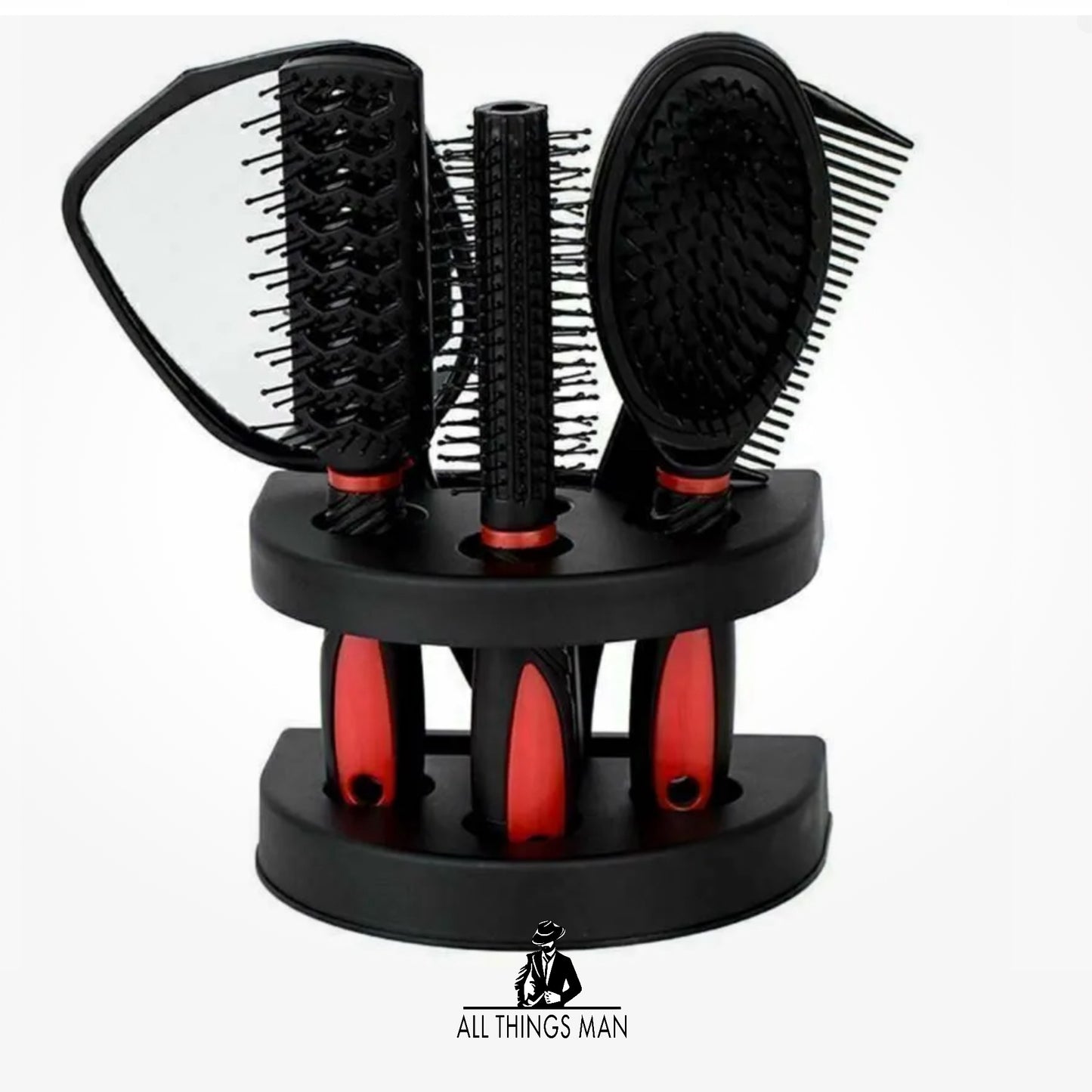 5PCS Salon Hair Brush Hair Styling Comb Set For Men