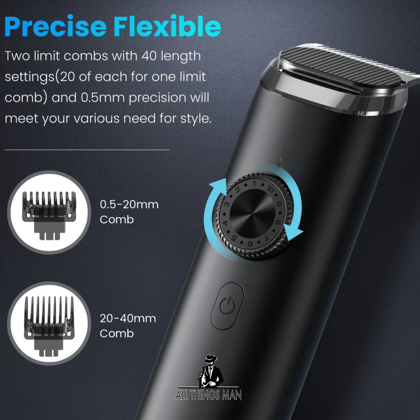 SEJOY 8IN1 Cordless Men Hair Clippers Beard Nose Trimmer Grooming Kit Waterproof