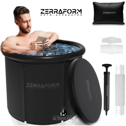 420L Large Ice Bath Tub Cold Water Therapy Inflatable Cold Plunge Pool Outdoor