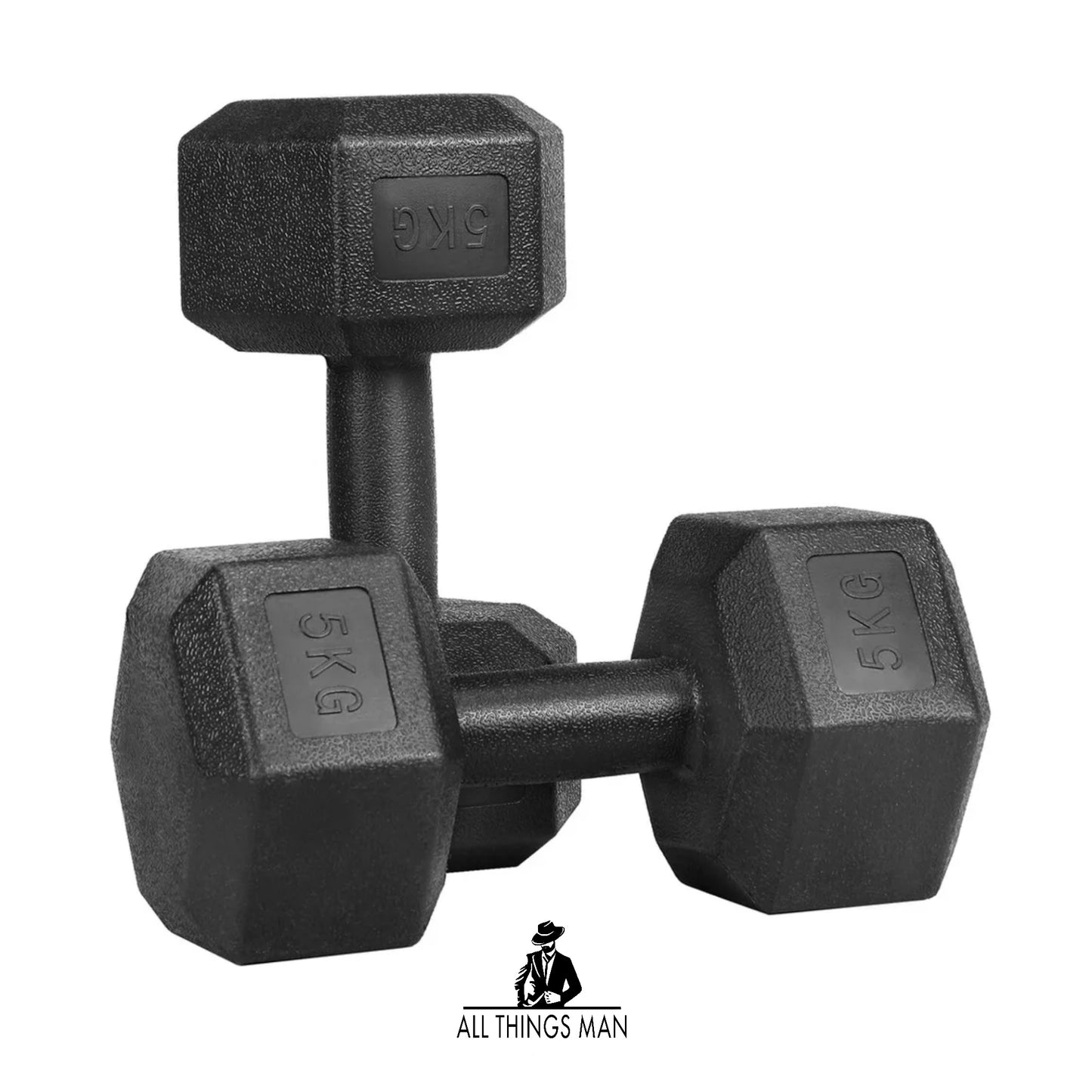 2x5kg Dumbbells Hex Dumbbell Weight Set Hand Weights