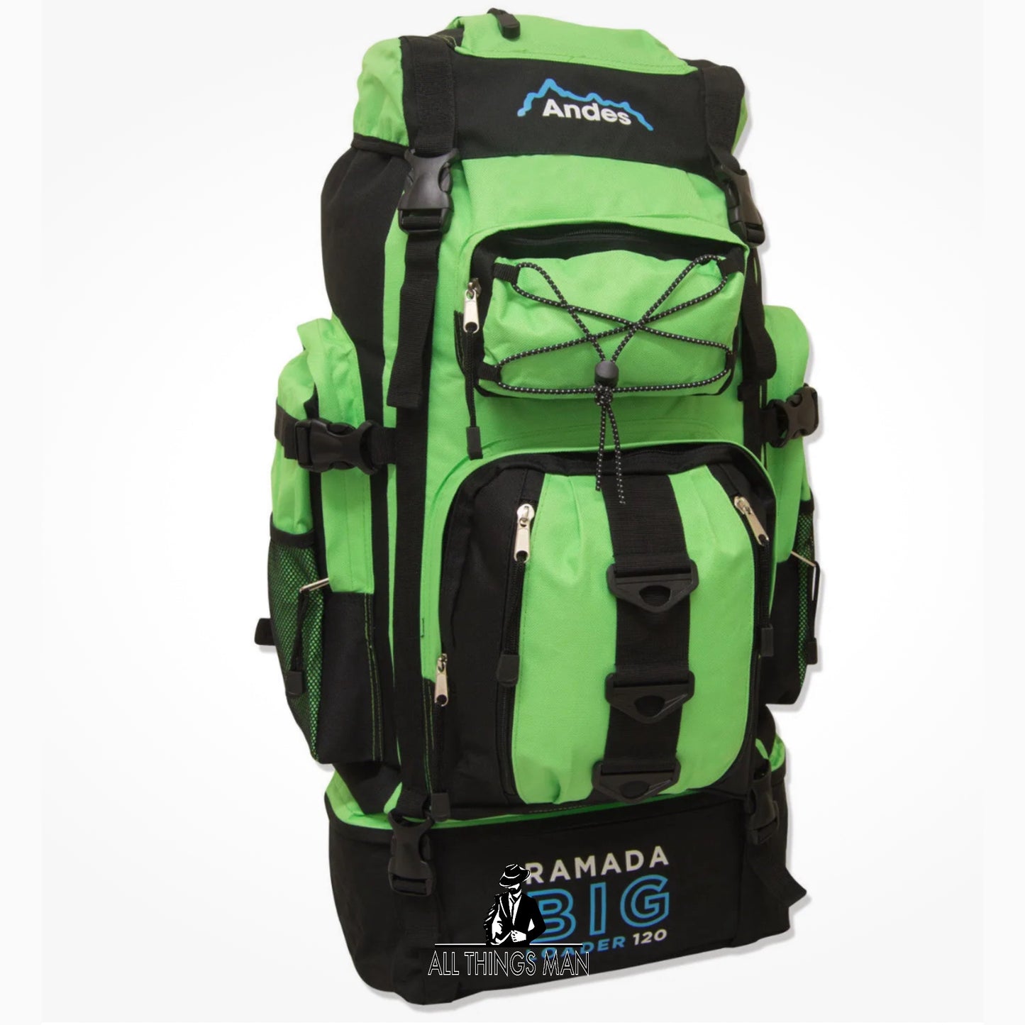 Andes Ramada 120L Extra Large Hiking Camping Backpack/Rucksack Luggage Bag