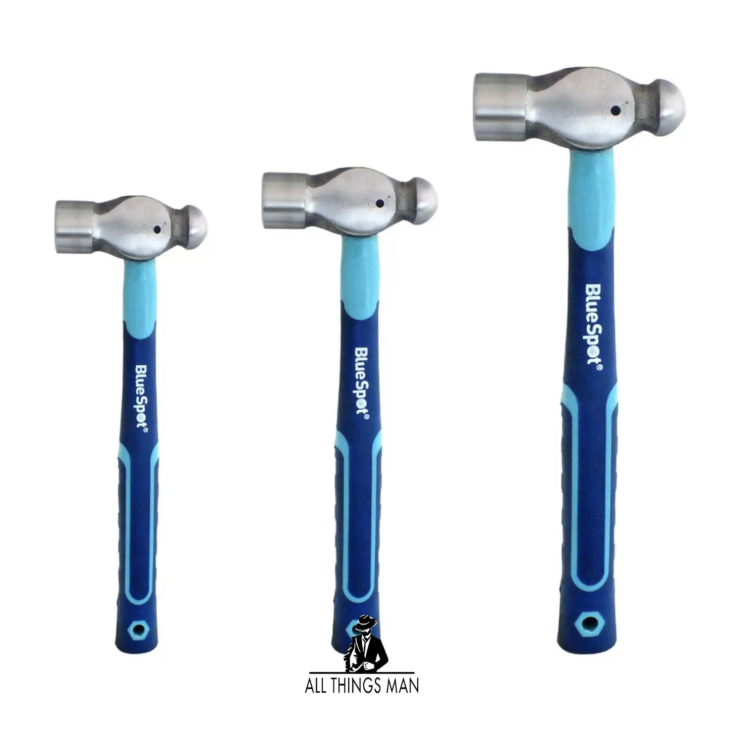 BLOUSPOT 26100 3PC BALL PEIN HAMMER SET 8OZ 16OZ 32OZ LEWENSTYD WAARBORG