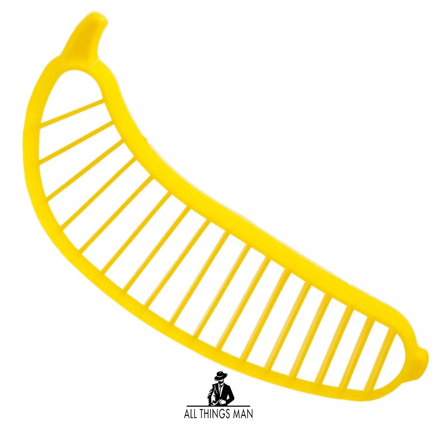 Banana Slicer Cutter Split Kitchen Fruits Easy Chop Cut Plastic Gadget Tool Bar.        ATM.CO.KG.BSL01A