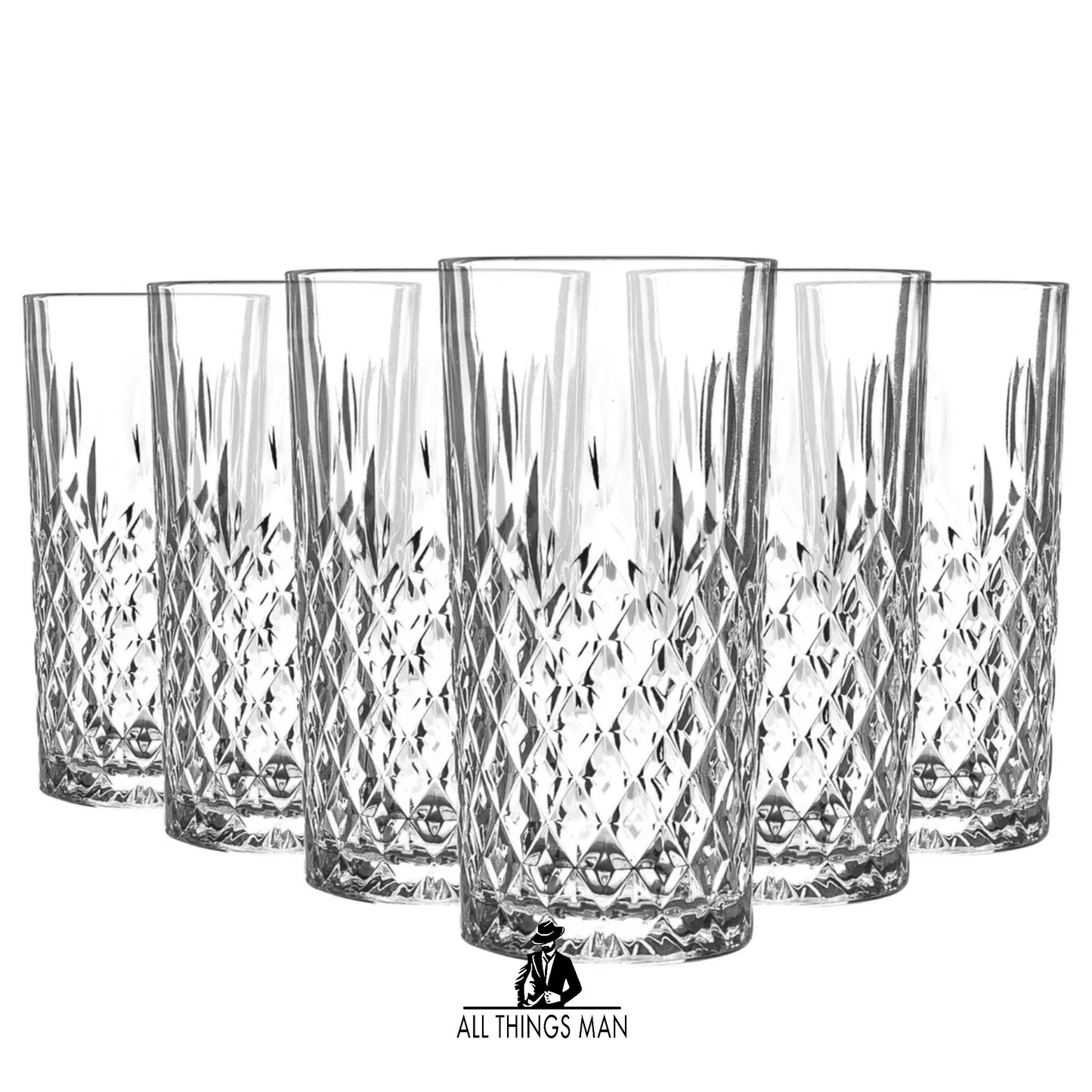 6x LAV Odin Highball Glasses Tall Glass Water Drinking Tumblers Set 356ml.         ATM.CO.TBW.GL01B