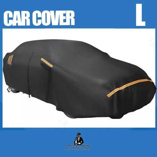 Large.  210D Heavy Duty Waterproof Car Cover Rain Snow UV Full Protection