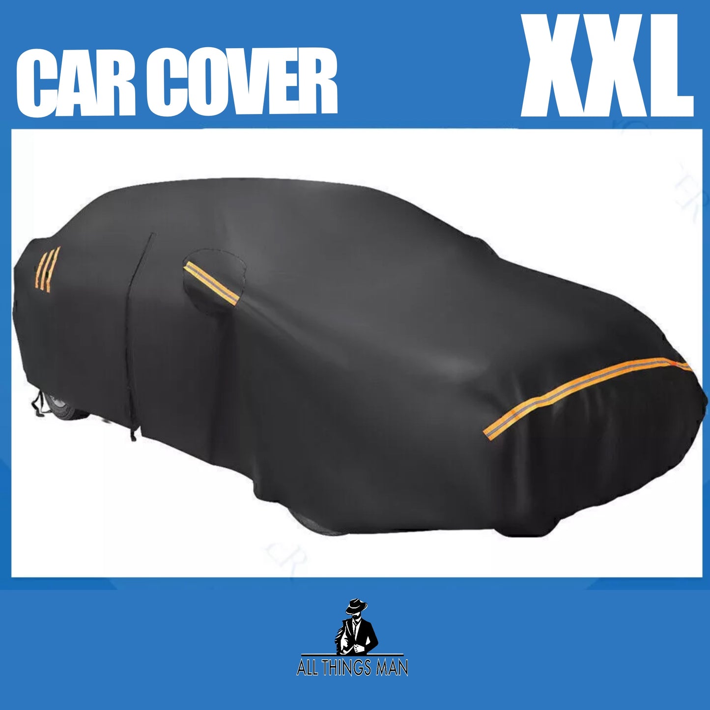 XXL. 210D Heavy Duty Waterproof Car Cover Rain Snow UV Full Protection