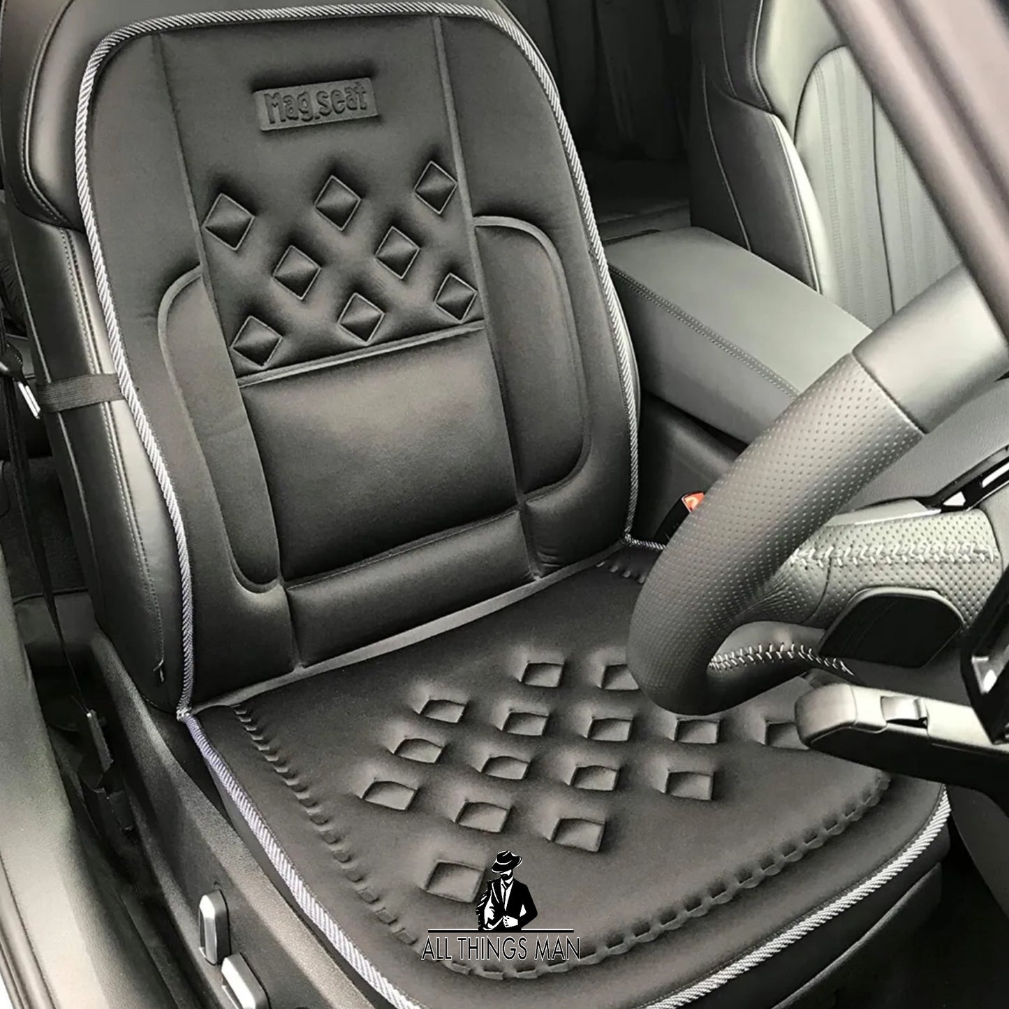 Car Seat Pad Cushion Cover Universal Front Protector Chair Soft Mat Foam Black