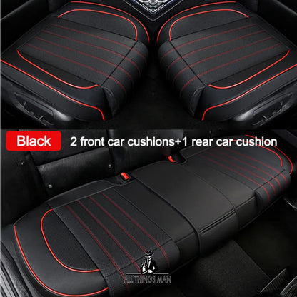 Car Front Rear Seat Cover Full Surround Leather Auto Seat Chair Cushion Luxury