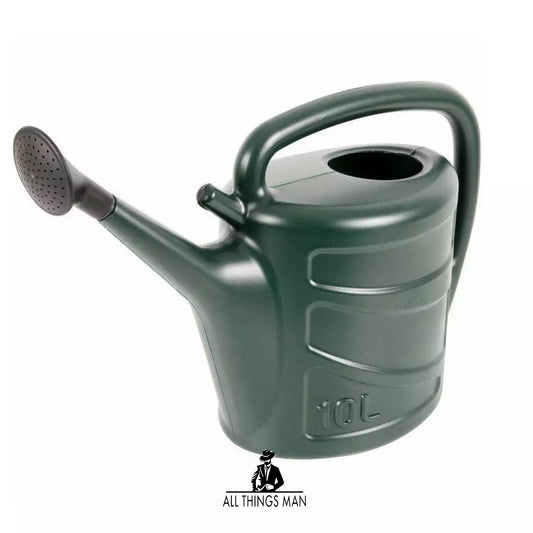 Whitefurze 10L Green Watering Can