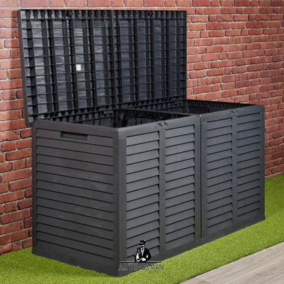 Large 750L Garden Storage Outdoor Box Plastic Utility Chest Unit Box Waterproof