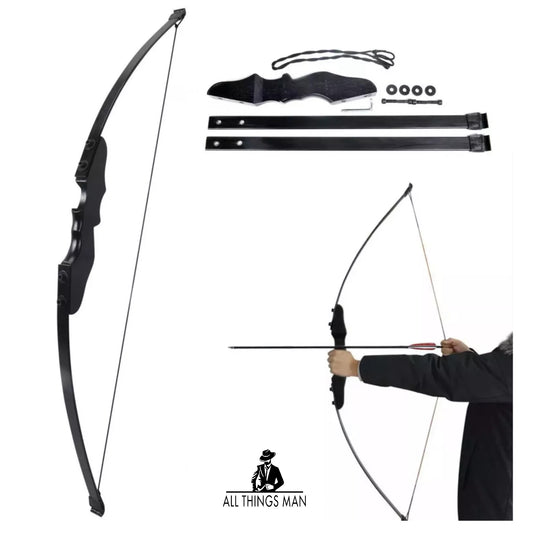 54" 40 lbs Archery Hunting Bows Recurve Compound Bow Shooting Set Right Hand