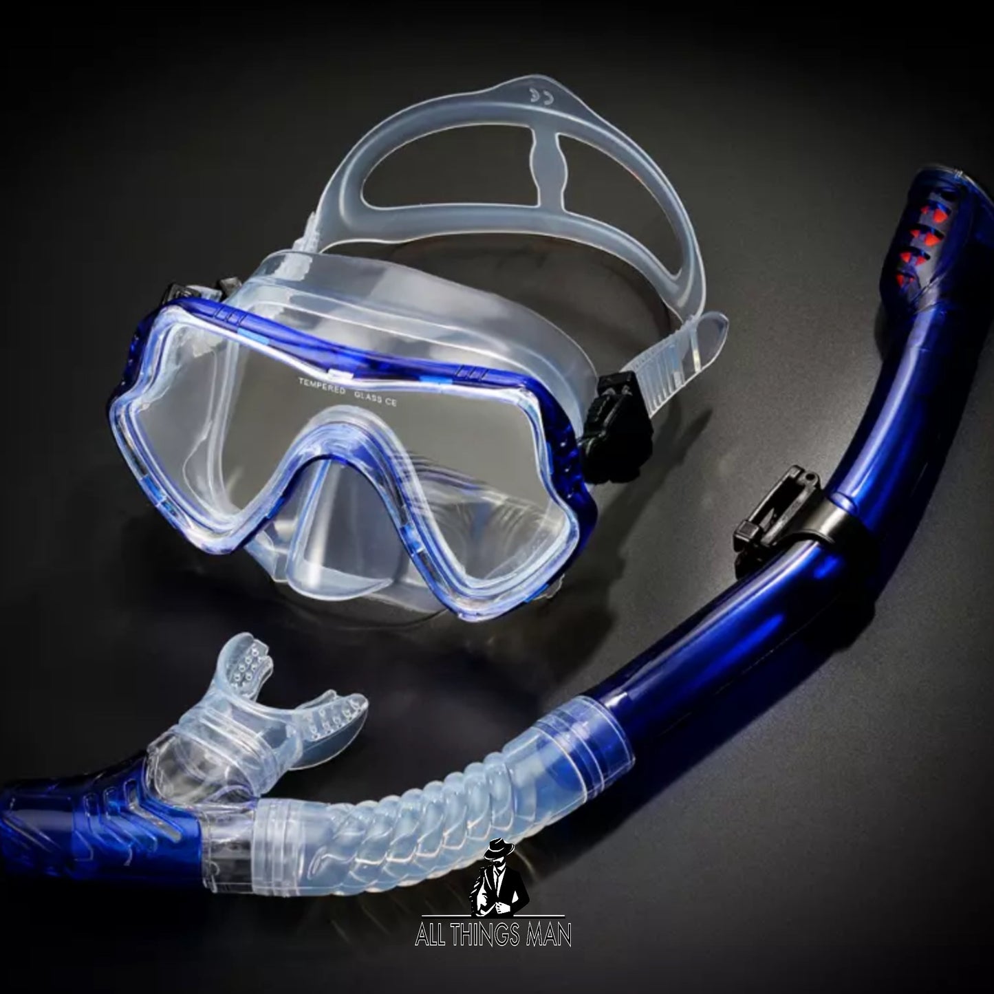 Adult Anti-Fog Goggles Snorkel Mask Set Diving Silicone Diver Swimming Snorkel