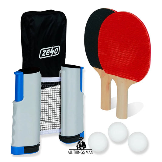 INSTANT TABLE TENNIS GAME INDOOR PORTABLE TRAVEL PING PONG BALL SET EXTENDABLE