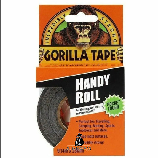 Gorilla Tape 11m x 48mm Black Tough Thick Strong Gaffa Weather Resistant Duct Repair Gaffer