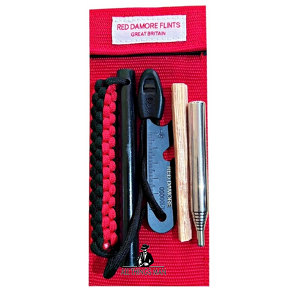 RED DAMORE Fire Starter Kit XL Ferro Rod Fire Steel Fire Striker