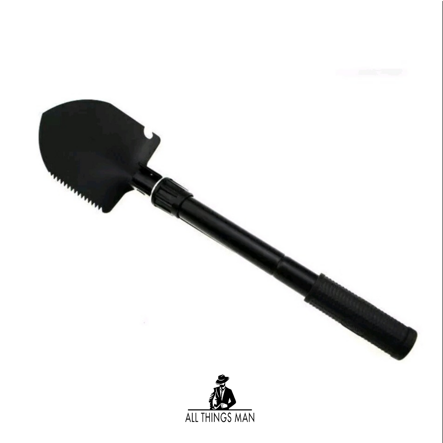 Multifunction Portable Mini Folding Shovel With Compass & Pickaxe