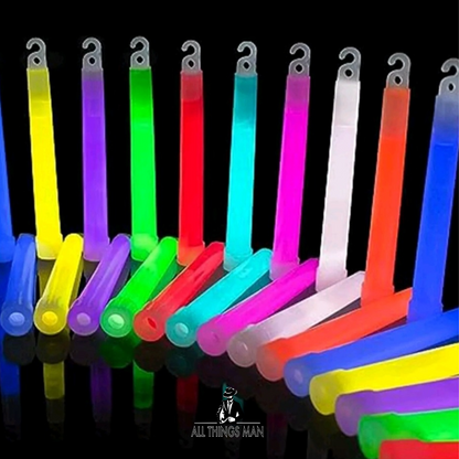 18Pcs Premium Glow Sticks Light Up Sticks 6 inch Long Party Neon Safety Light