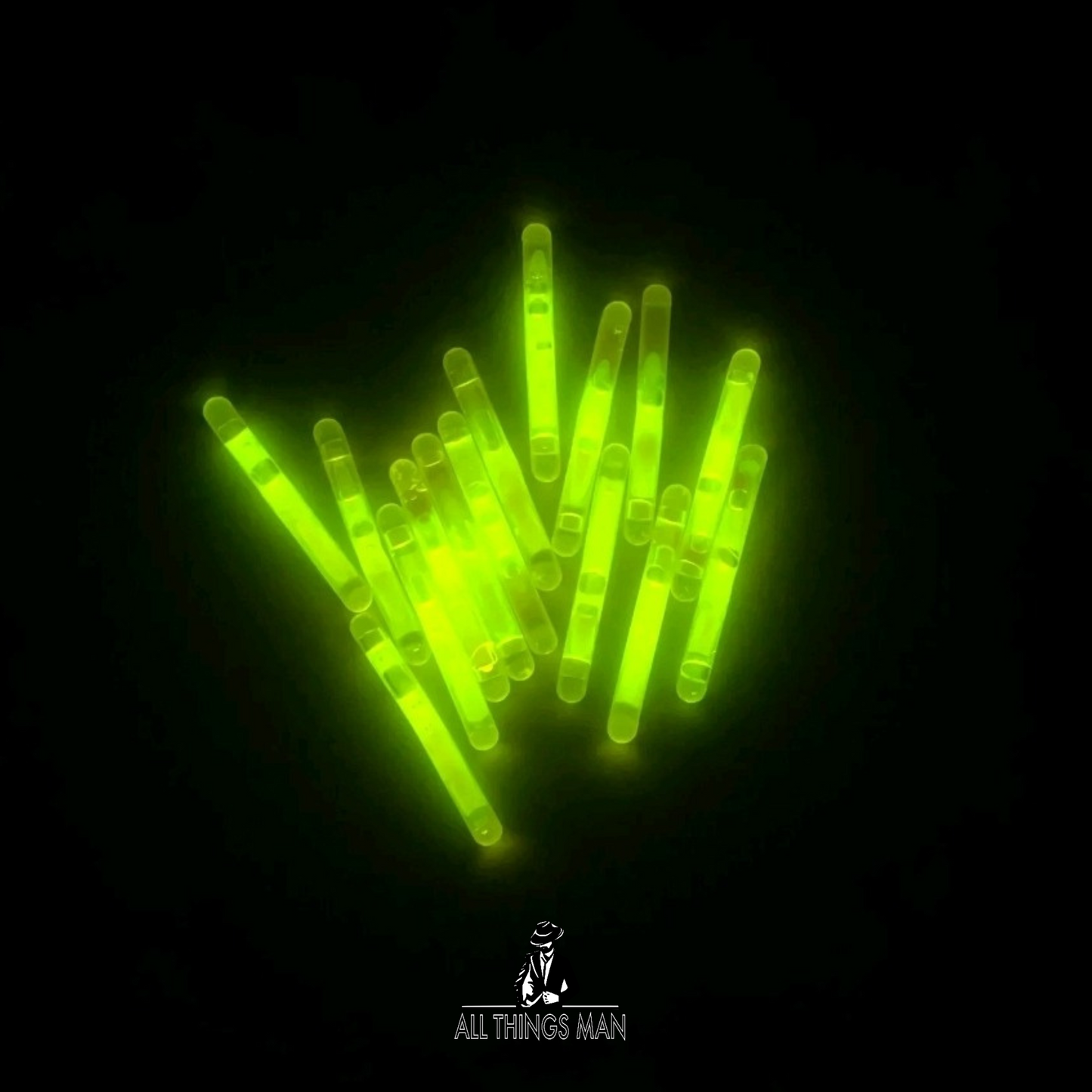 15 x 1.5" Mini Glow Sticks Tin Emergency Light Source