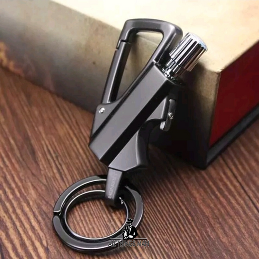 Honest Carabiner Permanent Match Lighter Striker Waterproof Outdoor Survival