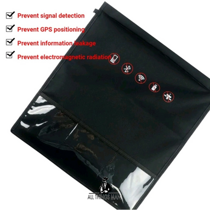 Faraday Bag RFID Signal Blocking Shielding Pouch Large Laptop Case Large